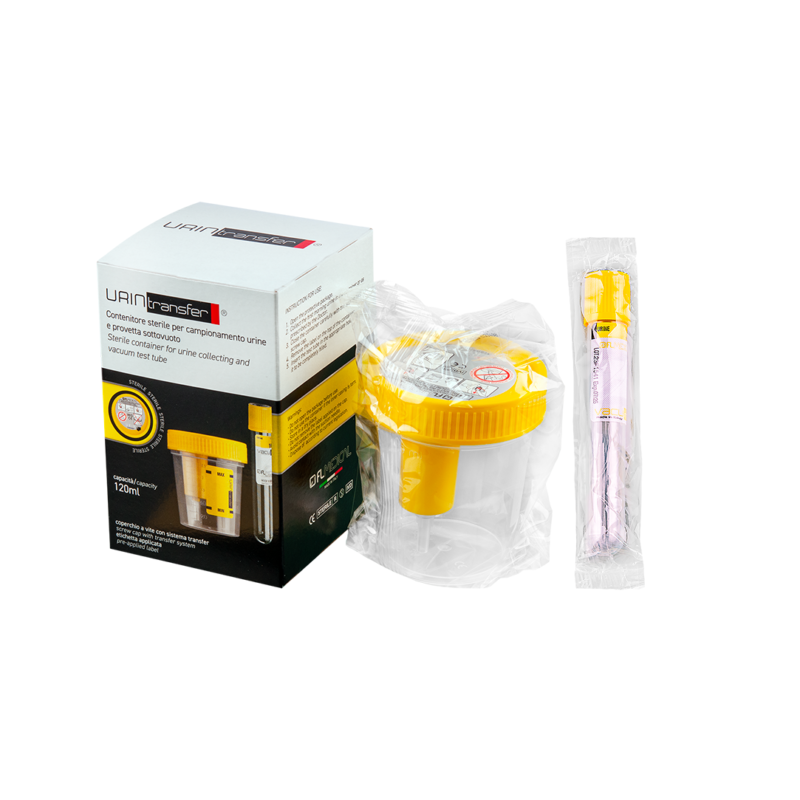 kit urine container + vacuum tube x 10 ml of urine
