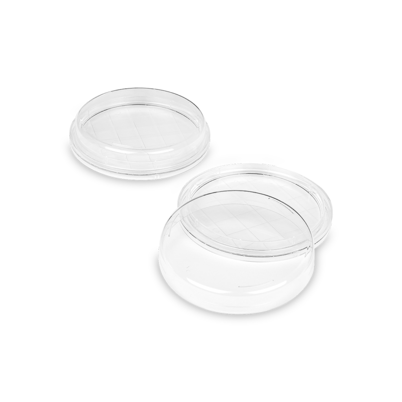 contact petri dish triple vents with counting grid ø 55 mm