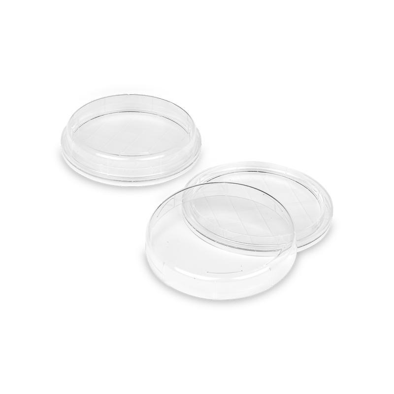 contact petri dish triple vents with counting grid and grip lid ø 55 mm