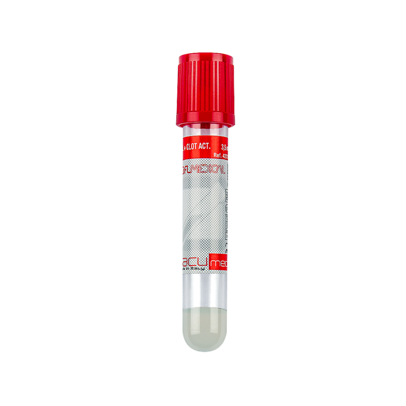 vacumed® vacuum tube with gel separator + clot activator