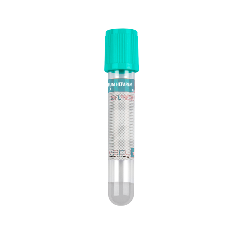 vacumed® vacuum tube with gel separator + lithium heparin