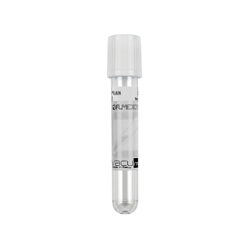 vacumed® vacuum tube without additive white cap