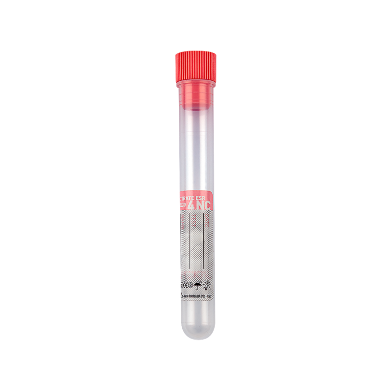 sedi-rate tube with 0.2 ml sodium citrate (3.8%) x 0.8 ml blood (esr)