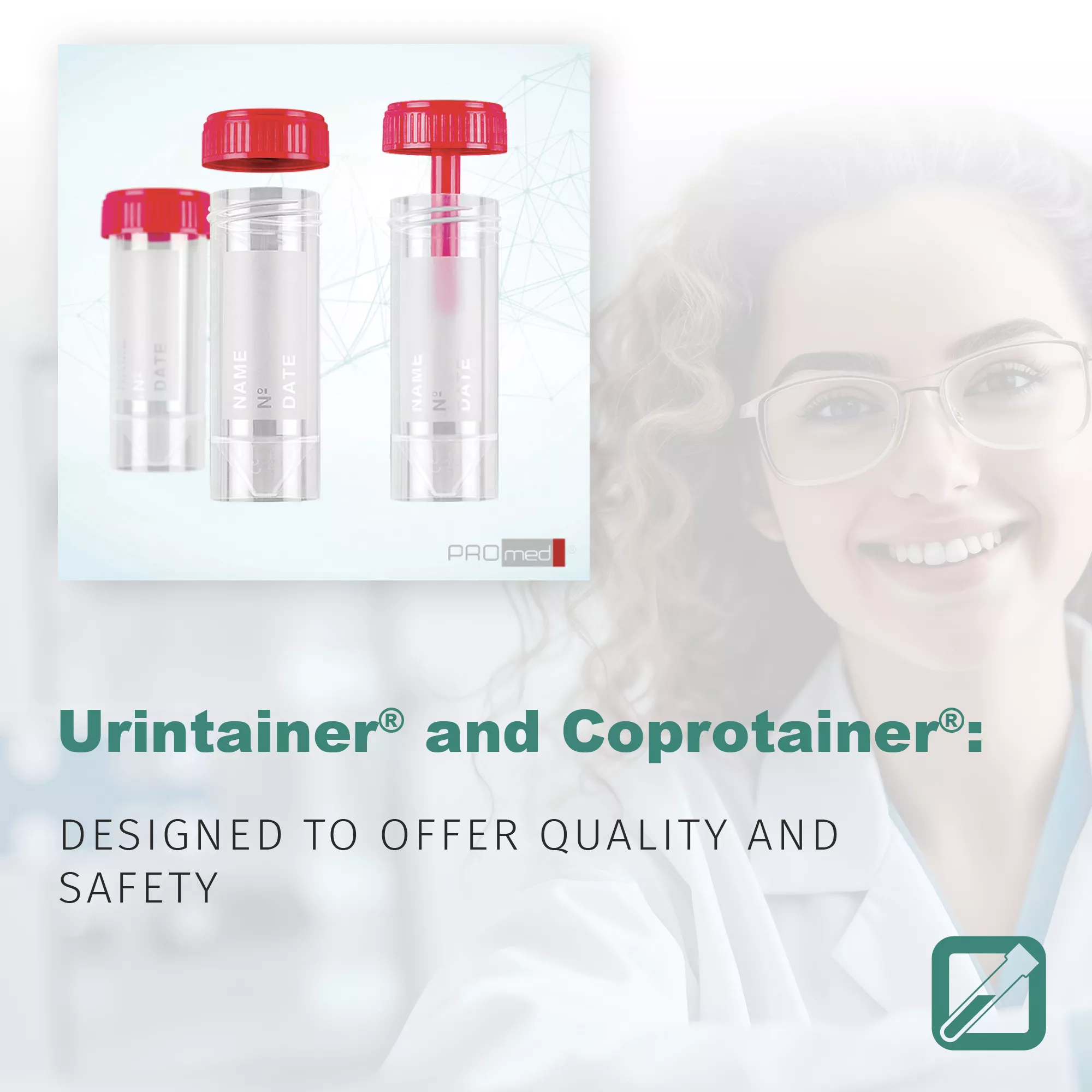 Urintainer® and Coprotainer® 30 ml: solutions for urine and faeces collection