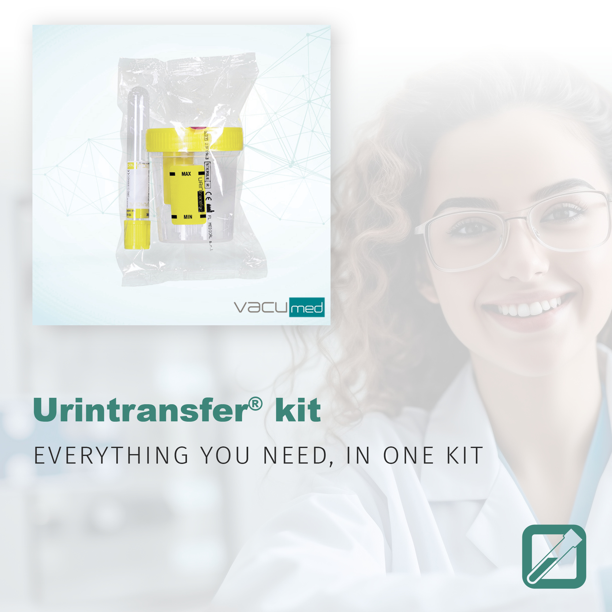 urintransfer® kit: everything you need, in one kit